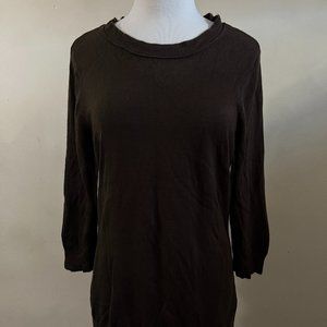 New York & Company brown tunic sweater